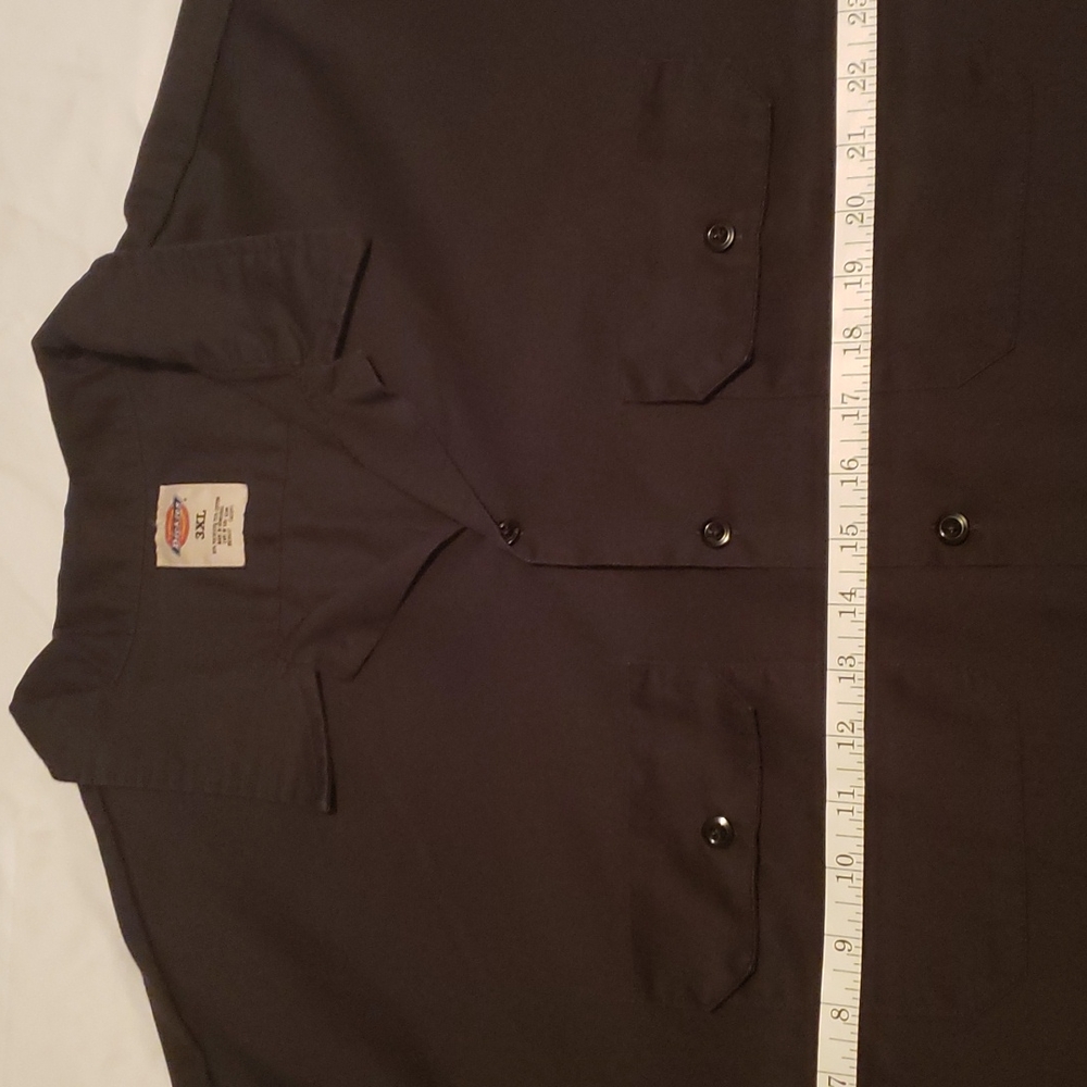 Dickies 3x black button up